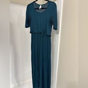 L Latched Mama Tie Front Maxi